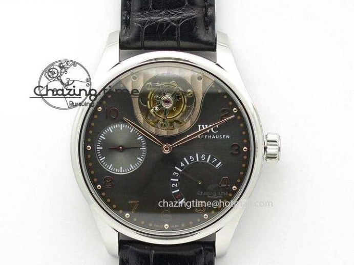 MIROTIME 0731 Compact Portuguese IW545409 RG ZF 1:1 Best Edition White Dial On Brown Leather Strap A 7336